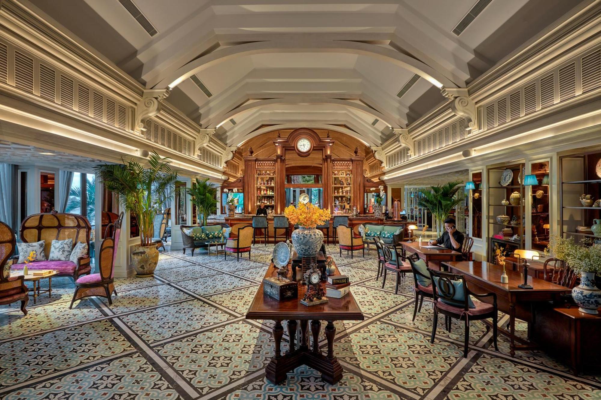 Hotel Perle D'Orient Cat Ba - Mgallery Chan Chau Εξωτερικό φωτογραφία The lobby of the hotel
